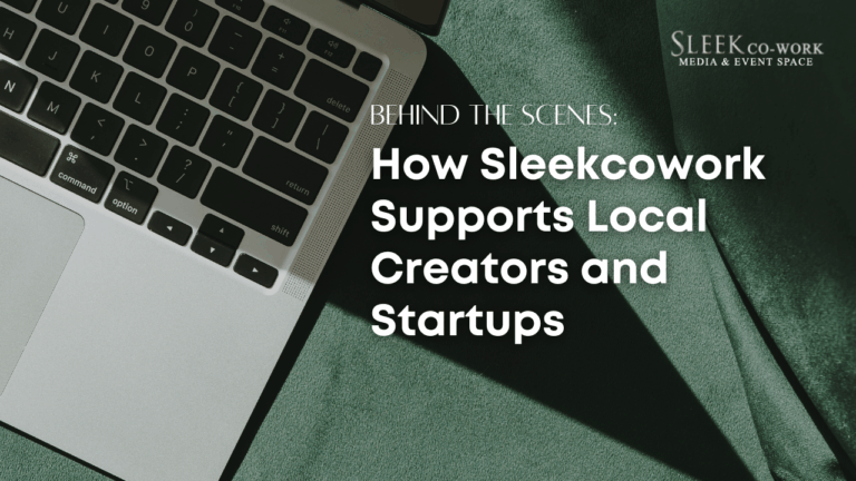 How Sleekcowork Supports local creators and startups