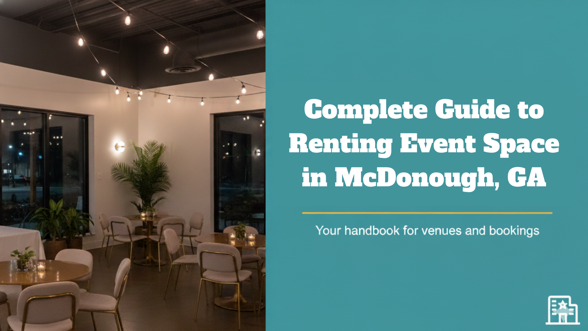 Renting Event Space in McDonough, GA