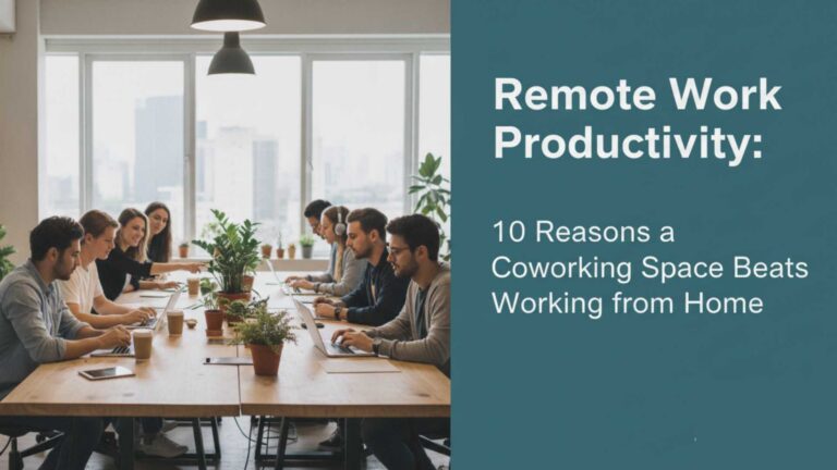 Coworking Space Beats Working from Home