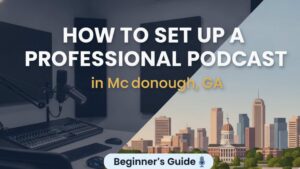 How to Set Up a Professional Podcast in McDonough, GA
