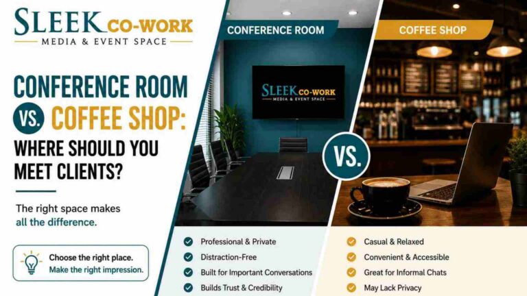 Conference Room vs Coffee Shop