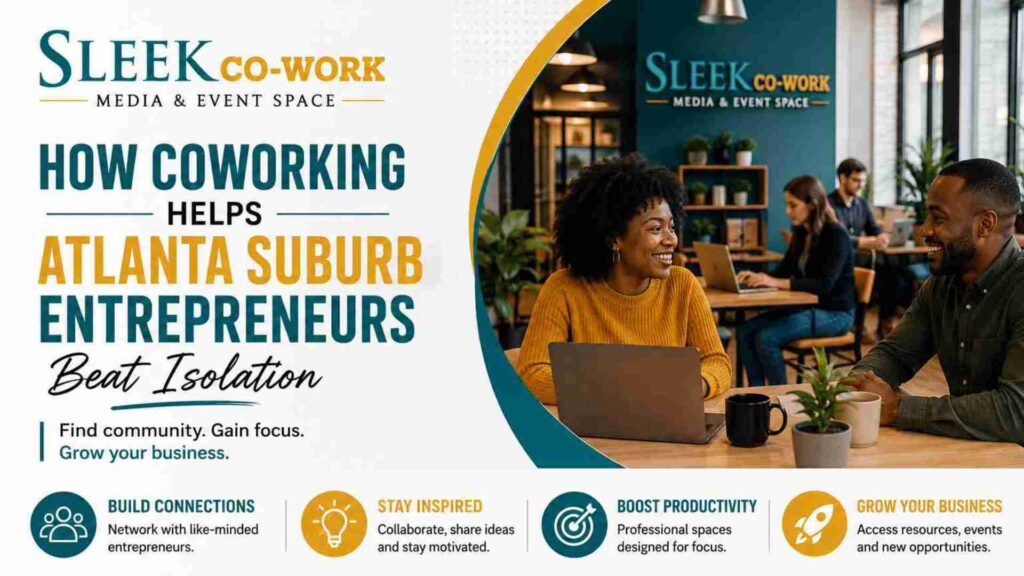 How Coworking Helps Atlanta Suburb Entrepreneurs Beat Isolation