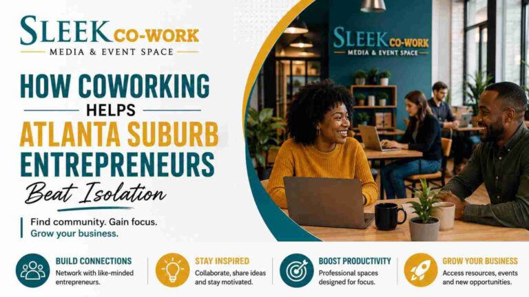 How Coworking Helps Atlanta Suburb Entrepreneurs Beat Isolation