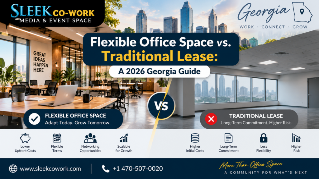 Flexible Office Space vs. Traditional Lease: A 2026 Georgia Guide
