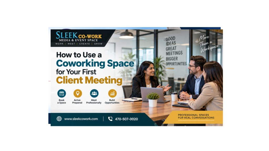 How to Use a Coworking Space for Your First Client Meeting
